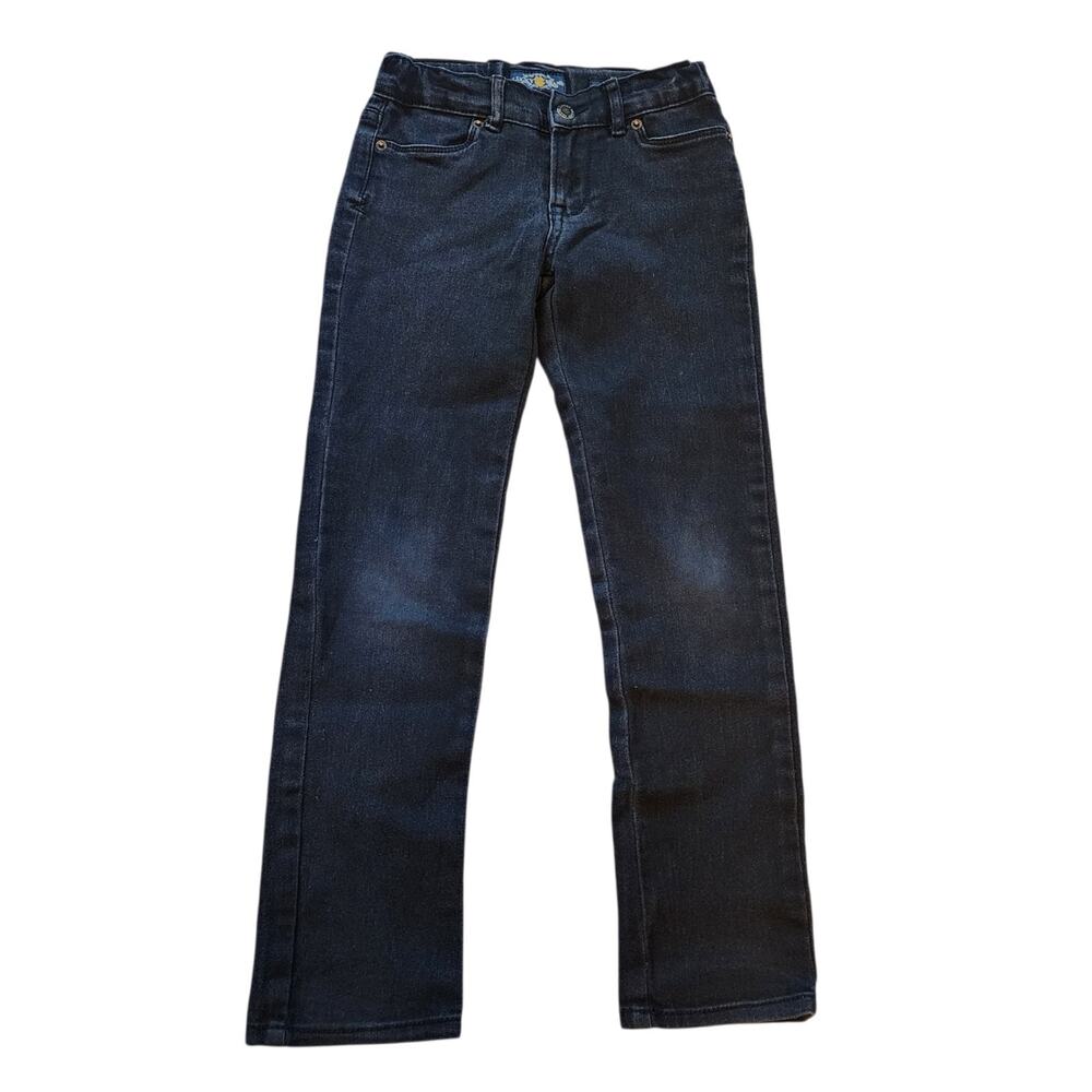 Lucky Brand Girls Zoe Legging Skinny Jeans Size 6X Dark Blue Stretch